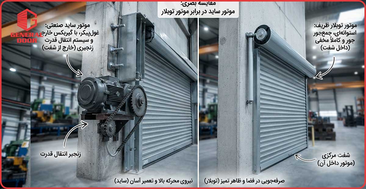 کرکره برقی صنعتی