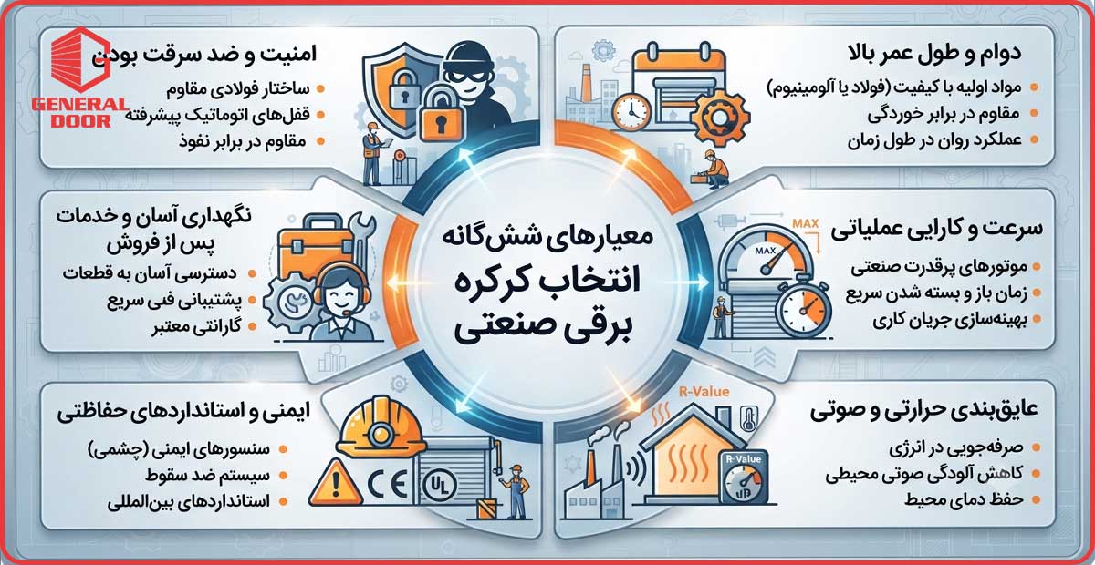 کرکره برقی صنعتی